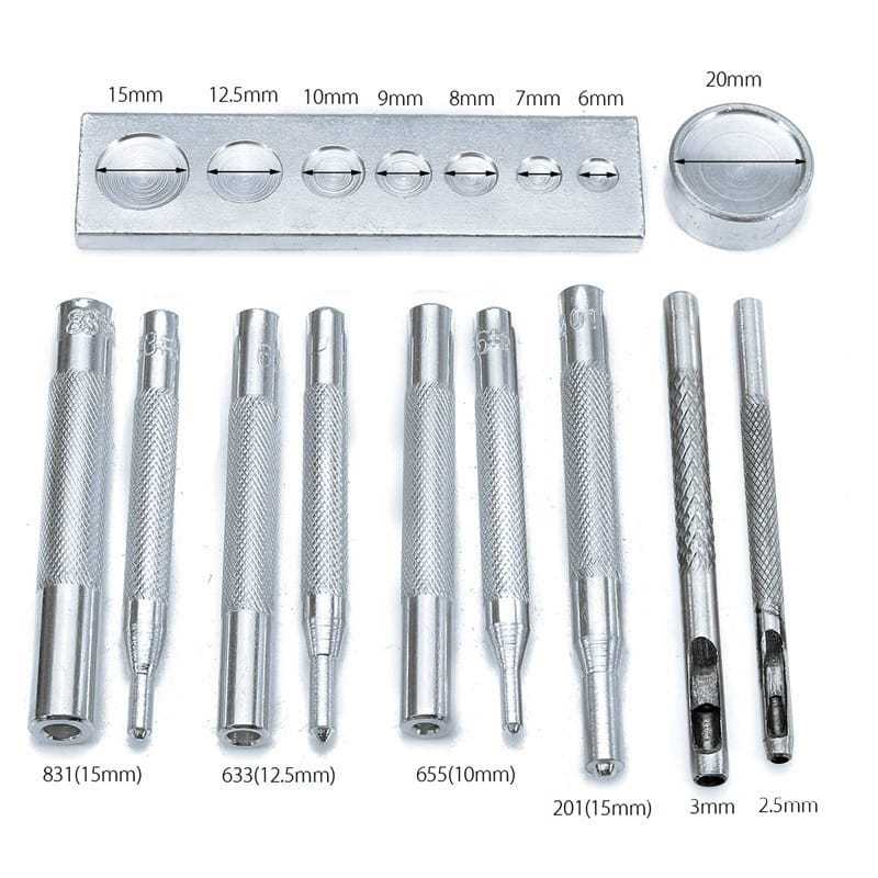 11Pcs Snap Rivet Fastener Butt - Rivet Setter Tool 评论和价格