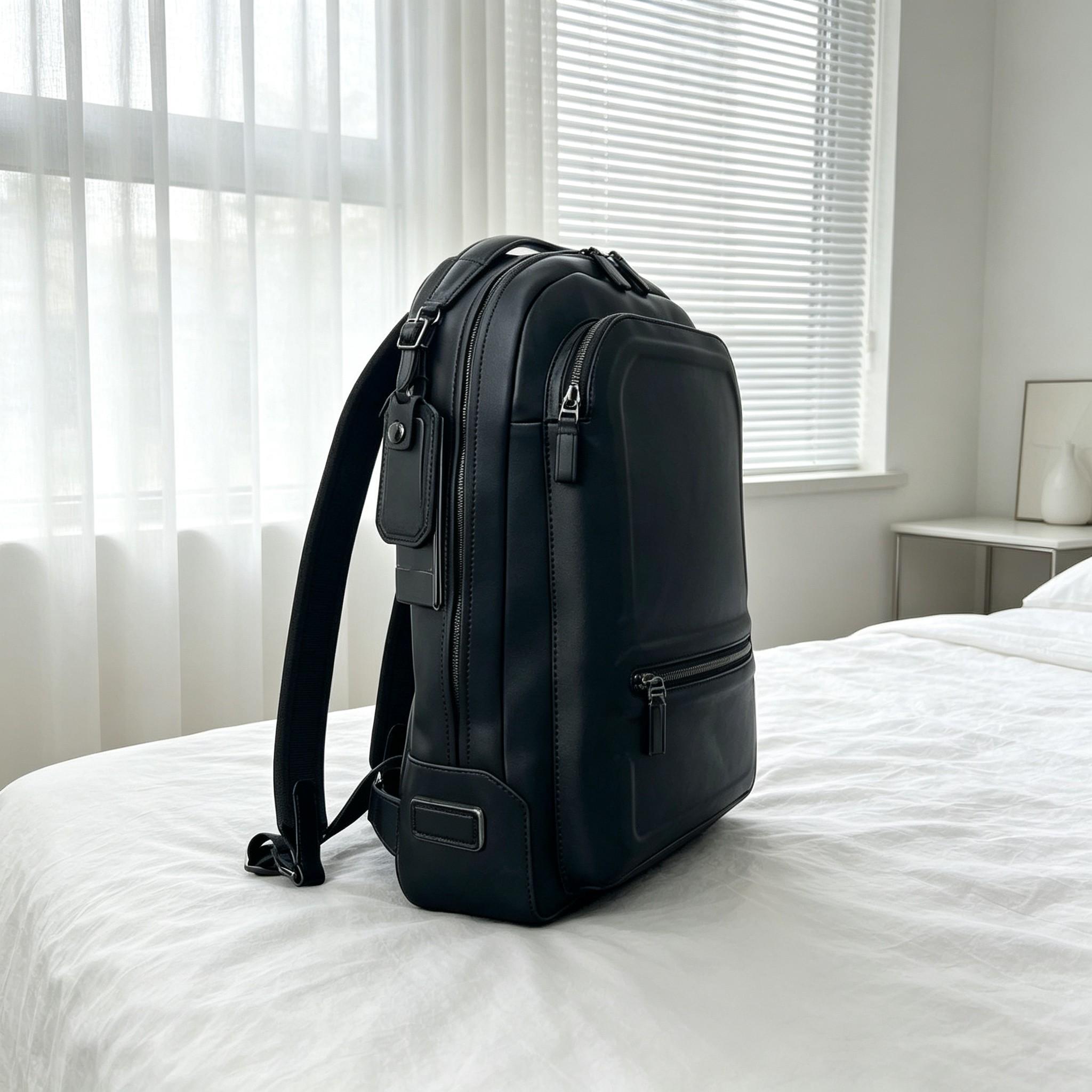 Business Commuter Backpack for - Leather Work Rucksack Mens 评论和价格