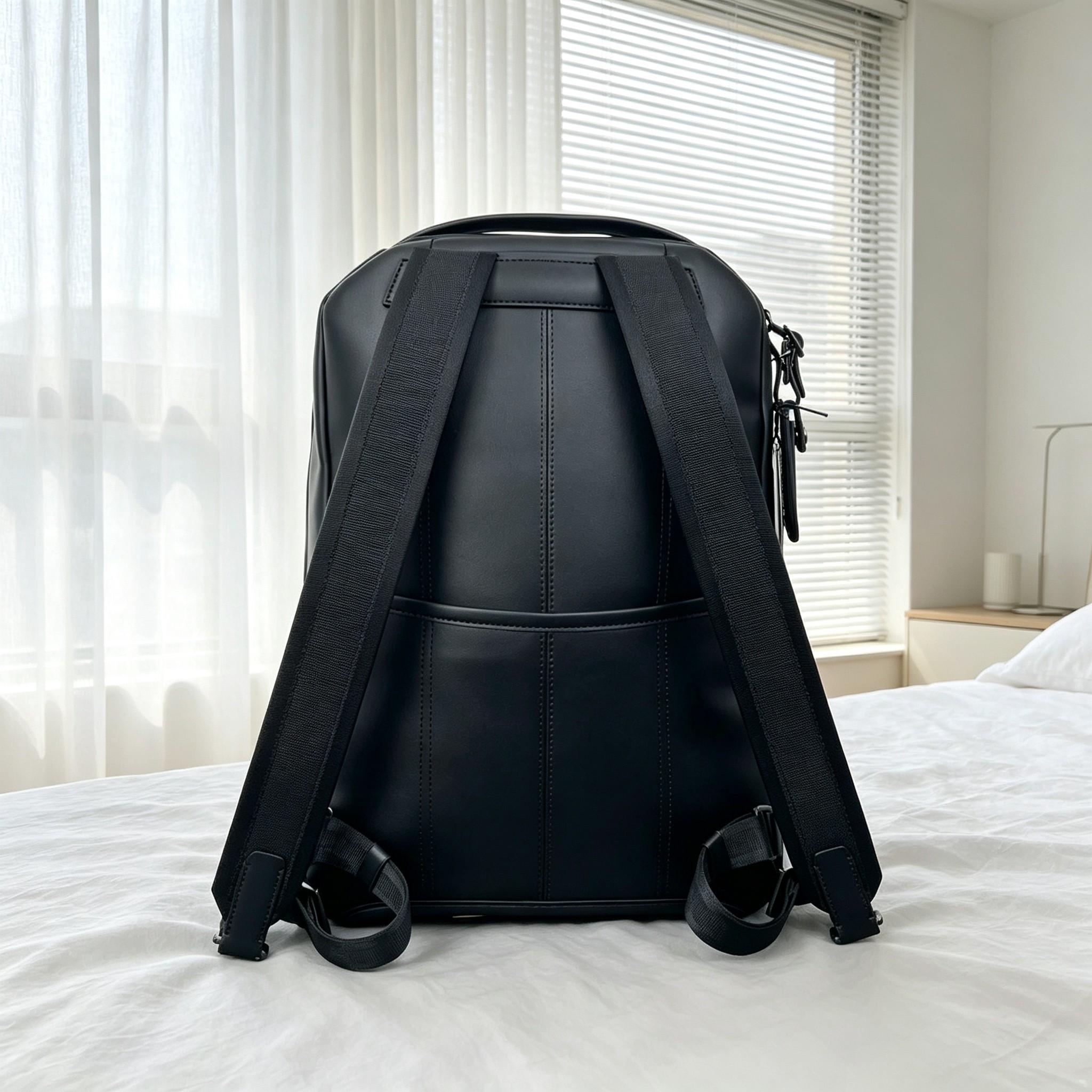 Business Commuter Backpack for - Leather Work Rucksack Mens 评论和价格