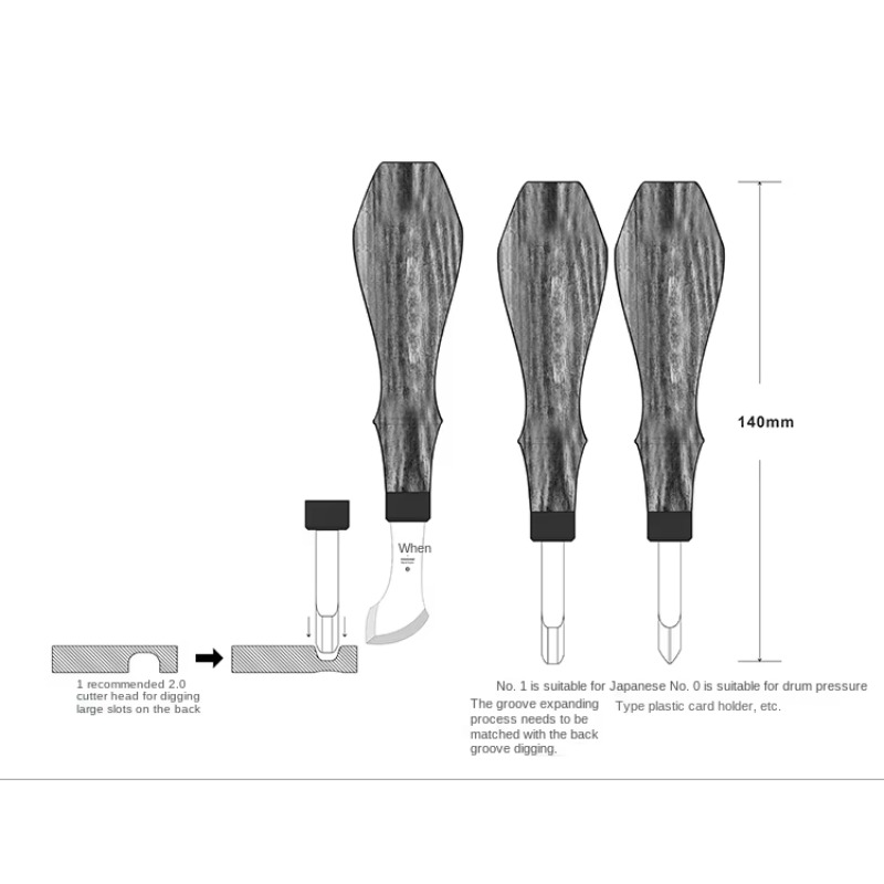 Handmade Leather DIY Tool Shap - Groover Stitching Tool 评论和价格