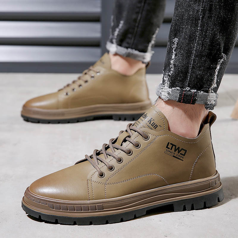 High Top Fashion Casual Leathe - Leatherwork Designs 评论和价格