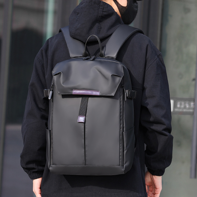 Waterproof Pu Leather Business - Leather Work Rucksack Mens 评论和价格