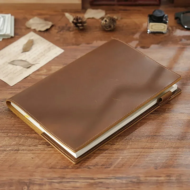 New Vintage Leather B5 Journal - Leather Work Diary Covers 评论和价格