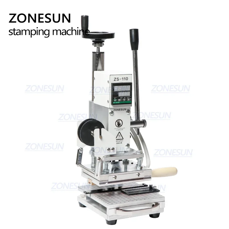 ZONESUN ZS110 Hot Foil Stampin - Leatherwork Hand Press 评论和价格