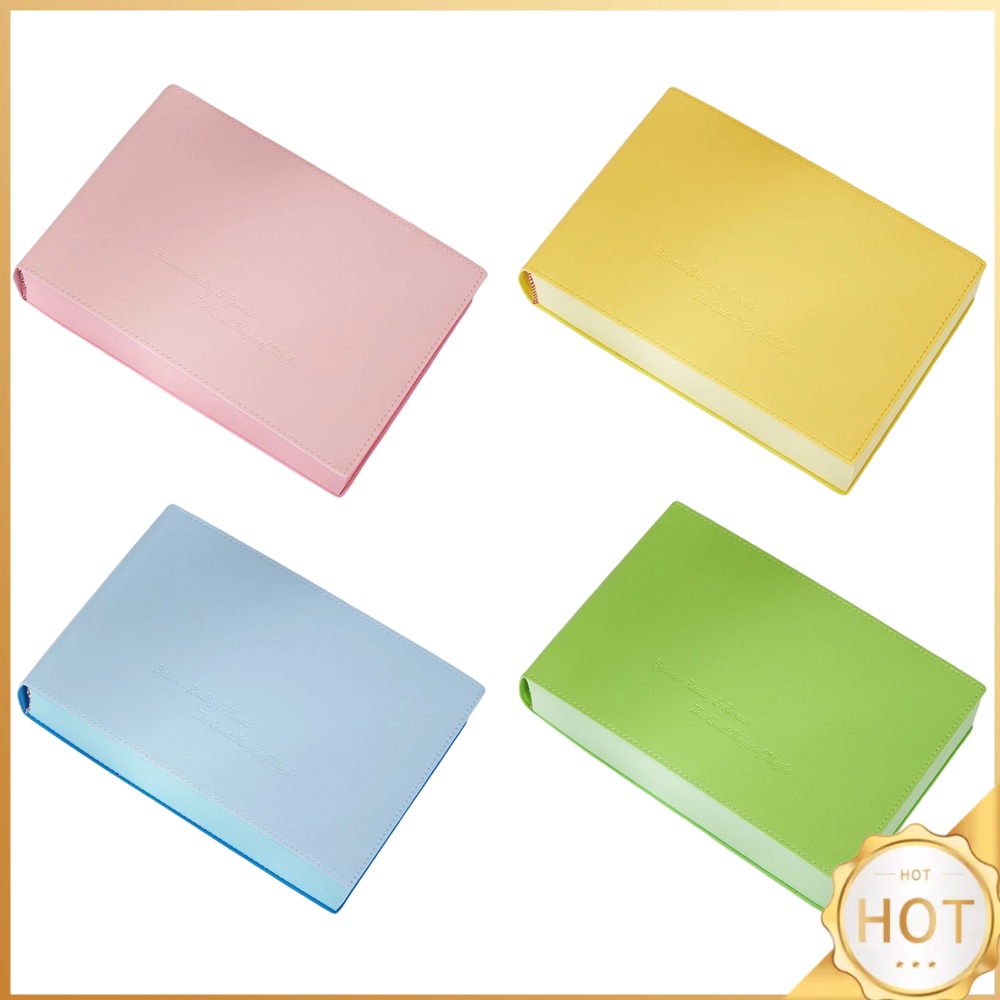 Thickened Color Brick Notebook - Leather Work Diary Covers 评论和价格